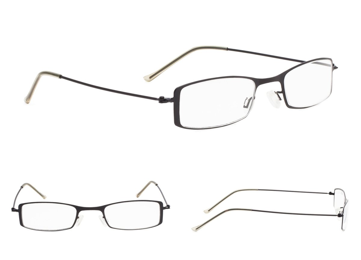 3 Pack Metal Frame Trendy Reading Glasses R12005